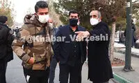 پسرِ سلطان در مراسم خاکسپاری علی انصاریان