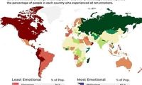 احساساتی‌ترین مردم در میان کشور‌های جهان