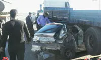 عکس: نجات معجزه آسا در تصادف 206