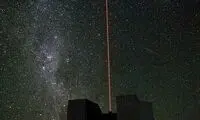 لیزری که آسمان را می شِکافد