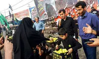 ارائه خدمات به زائران اربعین حسینی در مرز چذابه
