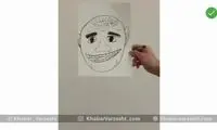 نقاشی رونالدو از په‌په با خودش مو نمی‌زند!