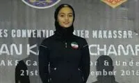 مدال برنز مبینا حیدری مسجل شد
