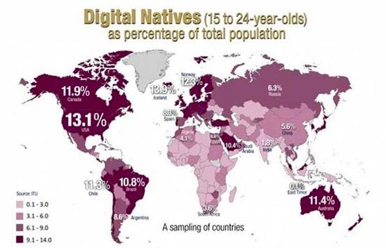 دیجیتال‌ترین کشورهای جهان +اینفوگراف