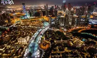 با این تصاویر بر فراز آسمان دبی قدم بزنید