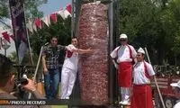 بزرگترين كباب تركی جهان گينسی شد+عکس