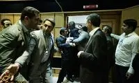 عکس: لحظه خروج مشایی و احمدی‌ نژاد