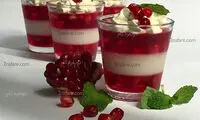 طرز تهیه ژله انار لایه ای برای شب یلدا