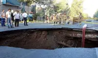 فرونشستِ زمین در ۴ نقطه‌ی تهران