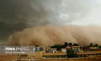 طوفان شن در یزد
