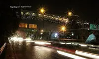 زیباترین پل عابر پیاده ایران +عکس