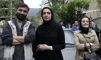 عکس: زوج هنرمند در تجمع علیه عربستان