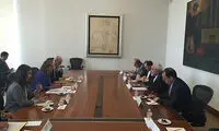 دیدار ظریف با همتای مکزیکی اش