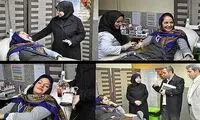 وقتی چهره‌ ها خون اهدا می‌ کنند +عکس