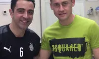 دیدار هافبک استقلال با ژاوی در دوحه