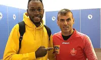 حضور اوساگونا در محل تمرین پرسپولیس