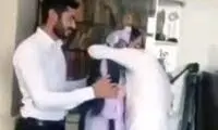 لحظه دیدار دختر 23ساله با پدر و مادر واقعی‌اش 