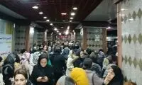 اختلال در تردد قطارهای خط یک مترو تهران