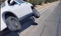 حادثه عجیب برای یک کوییک در جاده مخصوص!