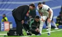 چهره دردناک بنزما در شادی گل