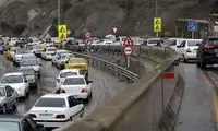 گزارش پلیس از ترافیک ۸ کیلومتری در این جاده
