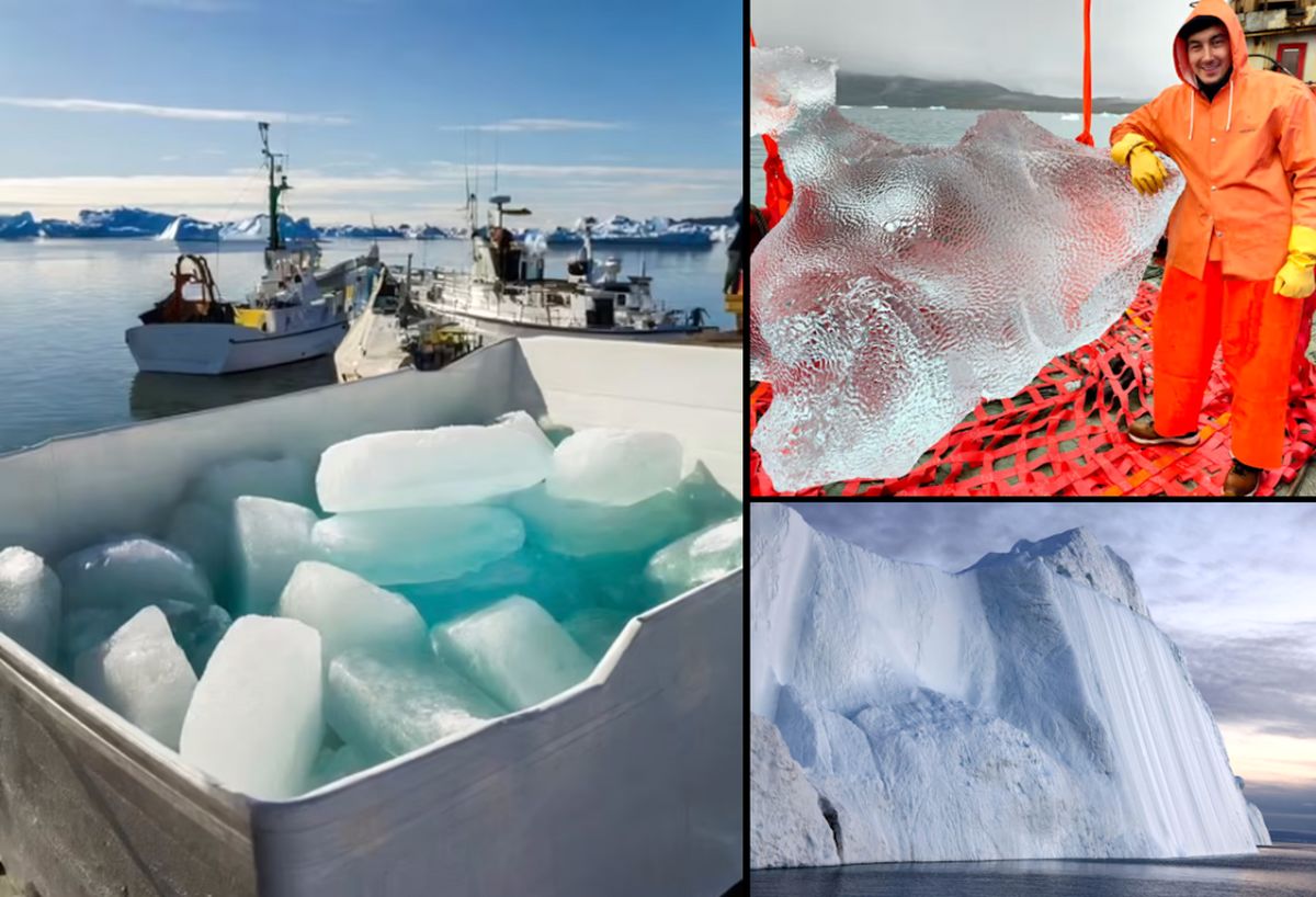 ارسال یخ‌های ۱۰۰،۰۰۰ ساله از گرینلند به کافه‌های امارات