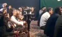 عزاداری یک هیات به سبک قهوه‌خانه‌های قجری!